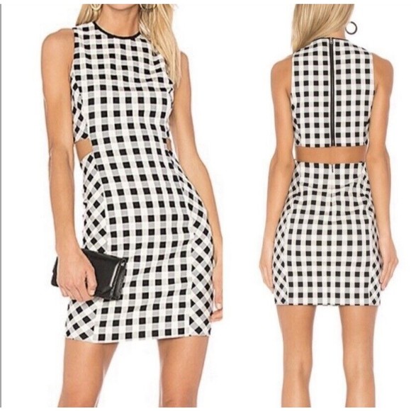 rag &amp; bone Dresses & Skirts - Rag & Bone NWT Tahoe Gingham Cut Out Dress Size 2 $550.00